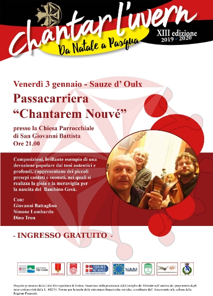Passacarriera "Chantarem Nouvé" - 3 gennaio 2020, Sauze d'Oulx